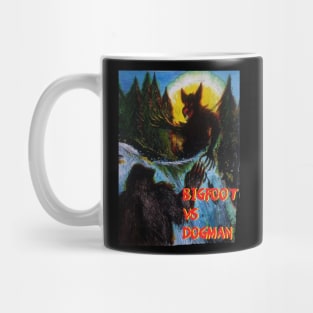 Bigfoot vs Dogman Mug